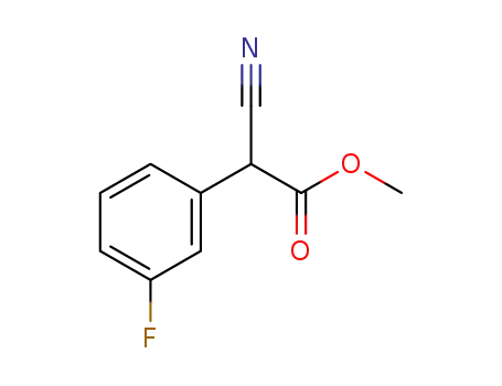 methyl 2-cyano-2-(3-fluorophenyl)acetate