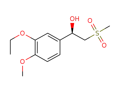 (R)-3-ethoxy-4-methoxy-α-[(methylsulfonyl)methyl]benzyl alcohol
