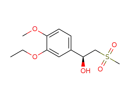 (S)-1-(3-ethoxy-4-methoxyphenyl)-2-(methanesulfonyl)ethanol