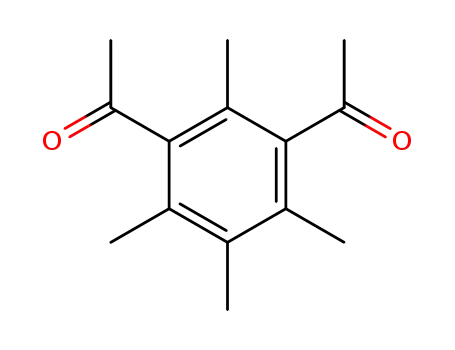 Molecular Structure of 69313-51-5 (1-(3-acetyl-2,4,5,6-tetramethyl-phenyl)ethanone)
