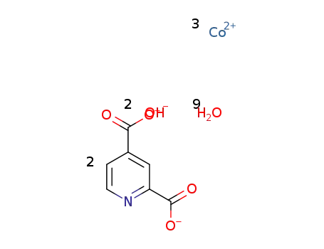 [Co3(pyridine-2,4-dicarboxylate)2(μ3-OH)2]*9H2O