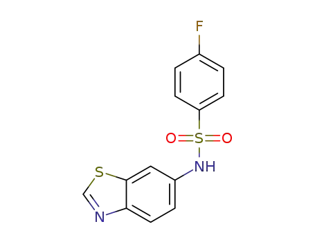 N-benzothiazol-6-yl-4-fluorobenzenesulfonamide