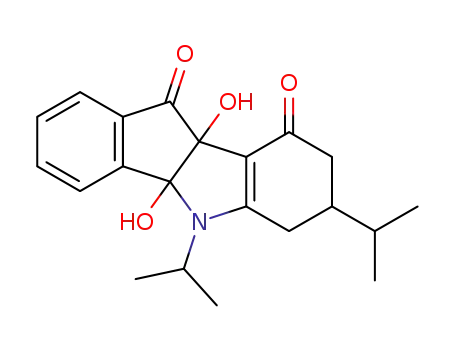 4b,9b-dihydroxy-5,7-diisopropyl-4b,5,6,7,8,9b-hexahydroindeno[1,2-b]indole-9,10-dione