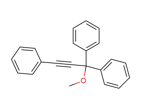 3-methoxy-1,3,3-triphenylprop-1-yne