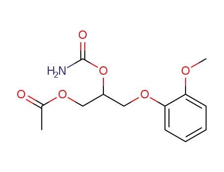 1-Acetoxy-2-carbaminoyloxy-3-(2-methoxy-phenoxy)-propan