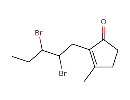 2-(2,3-dibromobutyl)-3-methylcyclopent-2-enone