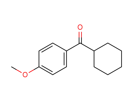 Molecular Structure of 7469-80-9 (CYCLOHEXYL 4-METHOXYPHENYL KETONE)