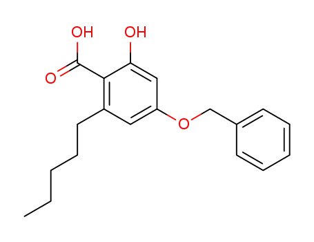 4-benzyloxy-2-hydroxy-6-pentylbenzoic acid