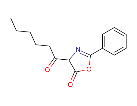 2-phenyl-4-hexanoyl-5-oxazolinone