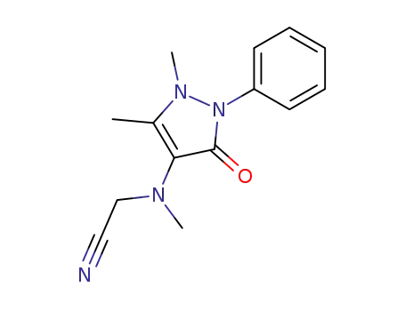 N-(1,5-dimethyl-3-oxo-2-phenyl-2,3-dihydro-1H-pyrazol-4-yl)-N-methyl-glycine nitrile