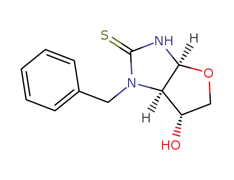 1-benzyl-6-hydroxytetrahydro-1H-furo[2,3-d]imidazole-2(5H)-thione