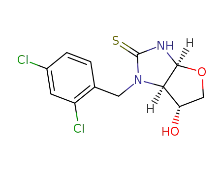 (3aS,6R,6aR)-1-(2,4-dichlorobenzyl)-6-hydroxytetrahydro-1H-furo[2,3-d]imidazole-2(5H)-thione