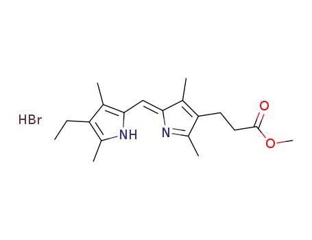 (Z)-methyl 3-(5-((4-ethyl-3,5-dimethyl-2H-pyrrol-2-ylidene)methyl)-2,4-dimethyl-1H-pyrrol-3-yl)propanoate hydrobromide