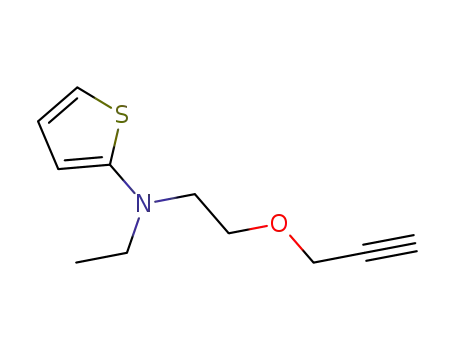 N-ethyl-N-(2-(prop-2-yn-1-yloxy)ethyl)thiophen-2-amine