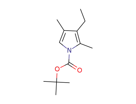 tert-butyl 3-ethyl-2,4-dimethylpyrrole-1-carboxylate