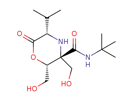 (2R,3R,5S)-N-(tert-butyl)-2,3-bis(hydroxymethyl)-5-isopropyl-6-oxomorpholine-3-carboxamide