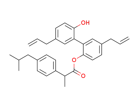 5,5'-diallyl-2'-hydroxy-[1,1'-biphenyl]-2-yl-2-(4-isobutylphenyl)propanoate