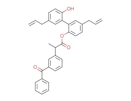 5,5'-diallyl-2'-hydroxy-[1,1'-biphenyl]-2-yl-2-(3-benzoylphenyl)propanoate
