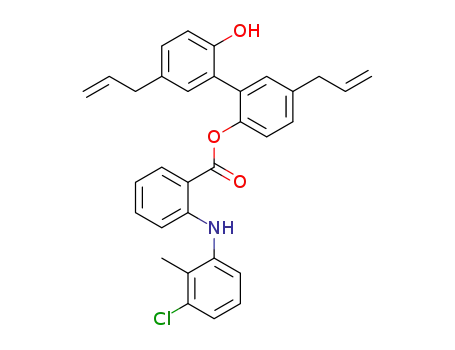 5,5'-diallyl-2'-hydroxy-[1,1'-biphenyl]-2-yl-2-((3-chloro-2-methylphenyl)amino)benzoate