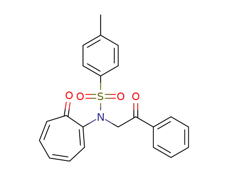 4-methyl-N-(2-oxo-2-phenylethyl)-N-(7-oxocyclohepta-1,3,5-trienyl)benzenesulfonamide