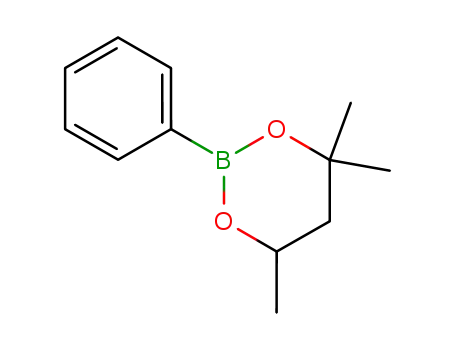 Molecular Structure of 15961-35-0 (4,4,6-TRIMETHYL-2-PHENYL-1,3,2-DIOXABORINANE)