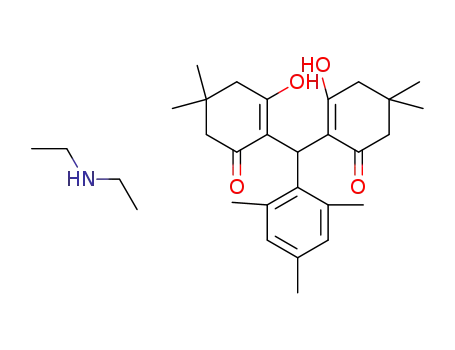 Diethylammonium 2-((2-hydroxy-4,4-dimethyl-6-oxocyclohex-1-en-1-yl)(mesityl)methyl)-5,5-dimethyl-3-oxocyclohex-1-enolate