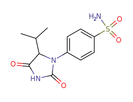 4-(5-isopropyl-2,4-dioxo-imidazolidin-1-yl)-benzenesulfonic acid amide