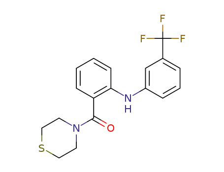 thiomorpholino(2-((3-(trifluoromethyl)phenyl)amino)phenyl)methanone