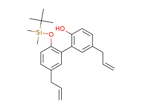 5,5'-diallyl-2′-((tert-butyldimethylsilyl)oxy)-[1,1′-biphenyl]-2-ol