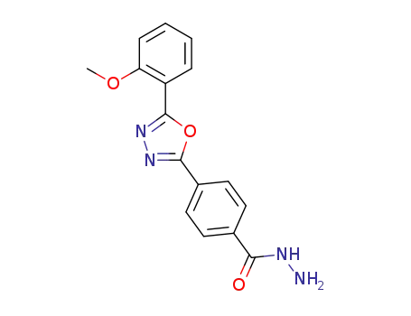 4-(5-(2-methoxyphenyl)-1,3,4-oxadiazol-2-yl)benzohydrazide