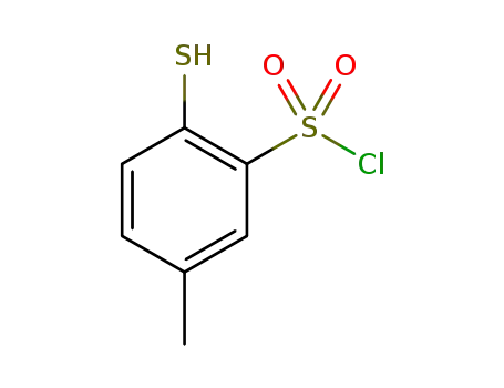 5-methyl-2-mercaptobenzenesulfonyl chloride