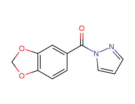 benzo[d][1,3]dioxol-5-yl(1H-pyrazol-1-yl)methanone