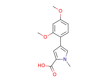 4-(2,4-dimethoxyphenyl)-1-methyl-1H-pyrrole-2-carboxylic acid