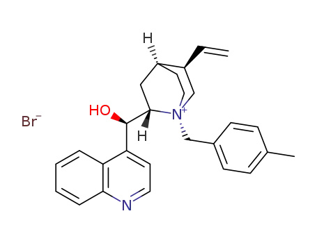 (3ξ,8α,9R)-9-hydroxy-1-(4-methylbenzyl)cinchonan-1-ium bromide