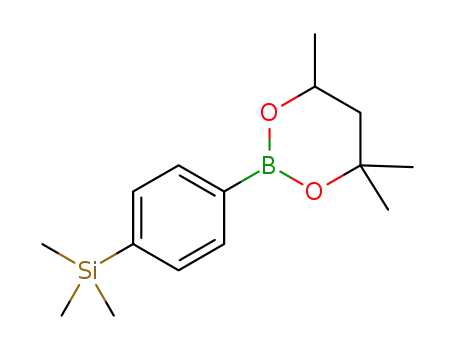 2-(4-trimethylsilylphenyl)-4,4,6-trimethyl-1,3,2-dioxaborinane