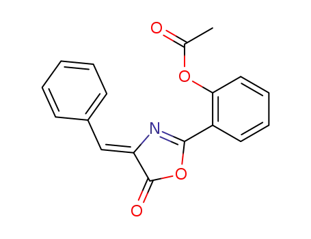 2-(2-acetoxy-phenyl)-4-((Z)-benzyliden)-4H-oxazol-5-one