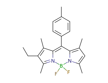 2-ethyl-4,4-difluoro-1,3,5,7-tetramethyl-8-(4-methylphenyl)-4-bora-3a,4a-diaza-s-indacene