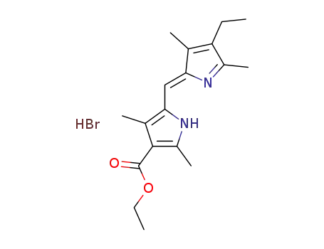 (Z)-ethyl 5-((4-ethyl-3,5-dimethyl-2H-pyrrol-2-ylidene)methyl)-2,4-dimethyl-1H-pyrrole-3-carboxylate hydrobromide