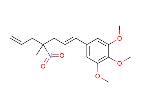(E)-1,2,3-trimethoxy-5-(4-methyl-4-nitrohepta-1,6-dien-1-yl)-benzene