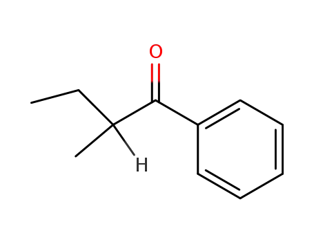 Molecular Structure of 938-87-4 (1-Phenyl-2-methyl-1-butanone)
