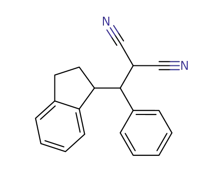 2-((2,3-dihydro-1H-inden-1-yl)(phenyl)methyl)malononitrile