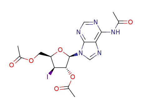 N-acetyl-2',5'-O-diacetyl-3'-iodo-3'-deoxyadenosine
