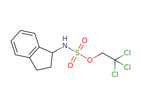 2,2,2-trichloroethyl (2,3-dihydro-1H-inden-1-yl)sulfamate