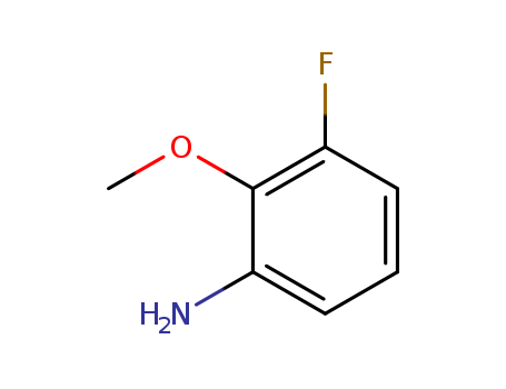 437-83-2,3-Fluoro-2-methoxyaniline,o-Anisidine,3-fluoro- (8CI);2-Amino-6-fluoroanisole;3-Fluoro-2-methoxyaniline;3-Fluoro-2-methoxyphenylamine;