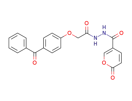 2-(4-benzoylphenoxy)aceto-N(pyrone-2-one)carbonylhydrazide