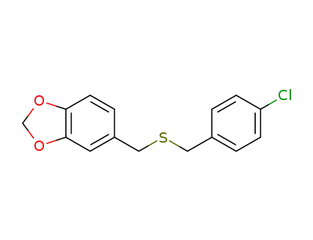 5-(((4-chlorobenzyl)thio)methyl)benzo[d][1,3]dioxole
