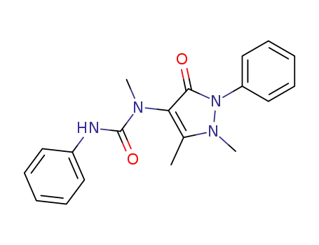 N-(1,5-dimethyl-3-oxo-2-phenyl-2,3-dihydro-1H-pyrazol-4-yl)-N-methyl-N'-phenyl-urea