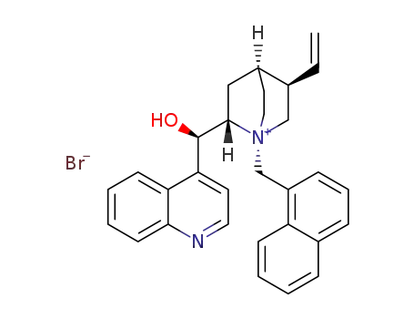 (2S,4S,5R)-2-((R)-hydroxy(quinolin-4-yl)methyl)-1-(naphthalen-1-ylmethyl)-5-vinylquinuclidin-1-ium bromide