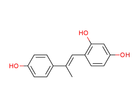 4-[2-(4-hydroxy-phenyl)-propenyl]-resorcinol
