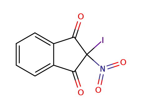 2-iodo-2-nitro-indan-1,3-dione